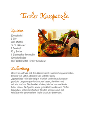 Rezept Tiroler Kasspatzln
