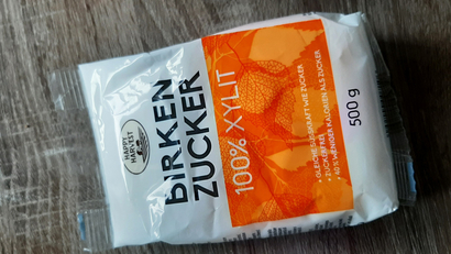 birkenzucker in verpackung 