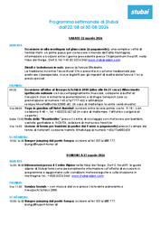 Programma settimanale