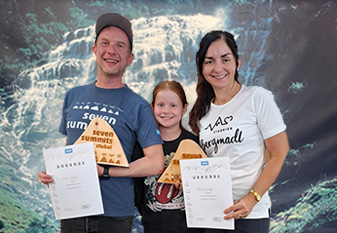 Patricia und Max Lange mit Mathilda