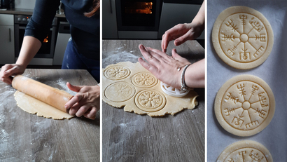 schritte zum kekse backen 