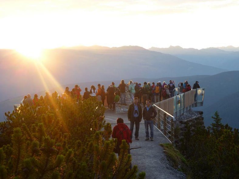 Sonnenaufgang Schlick 2000