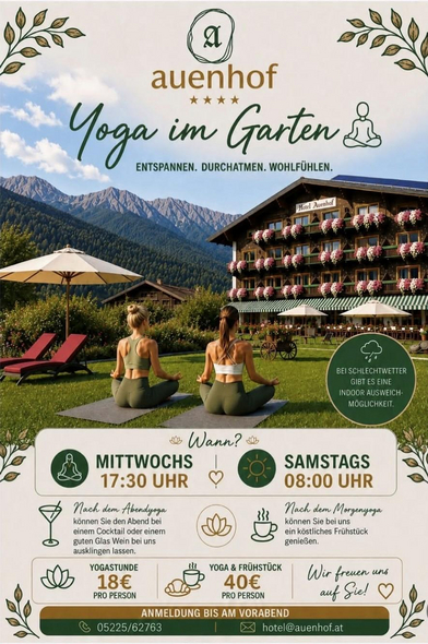 Yoga im Garten