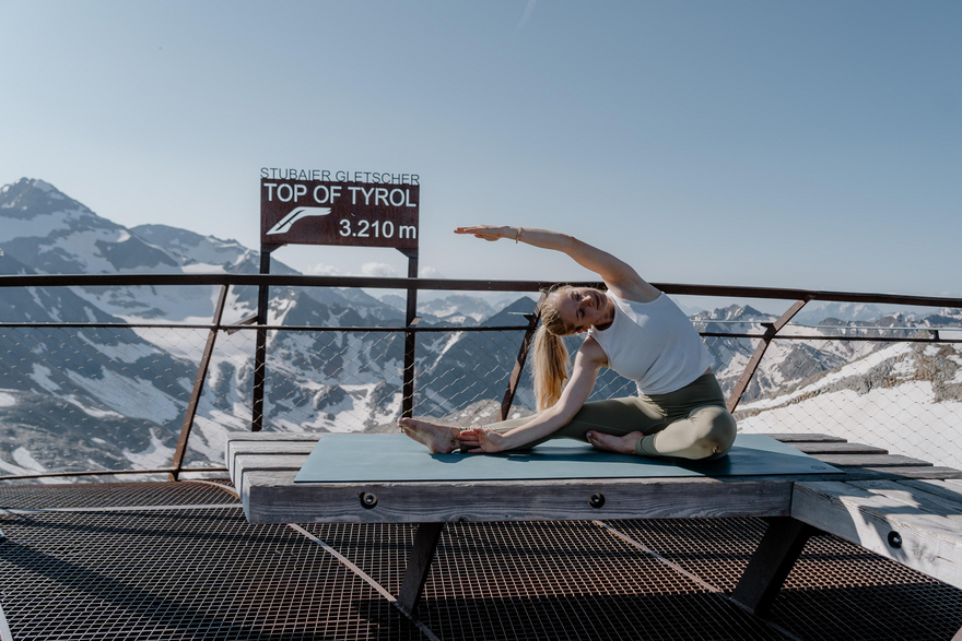 Yoga auf 3.000m