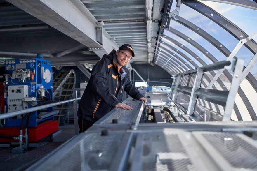 Blilck hinter die Kulissen der 3S Eisgratbahn